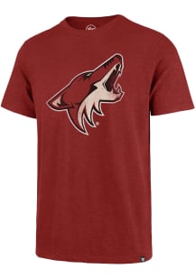47 Arizona Coyotes Red Grit Scrum Short Sleeve Fashion T Shirt
