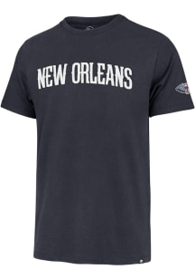 47 New Orleans Pelicans Blue FRANKLIN FIELDHOUSE T MENS Short Sleeve Fashion T Shirt