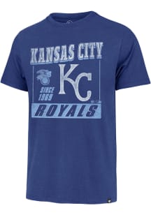 47 Kansas City Royals Blue Franklin Short Sleeve Fashion T Shirt