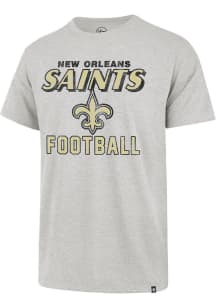 47 New Orleans Saints Grey Dozer Franklin Short Sleeve Fashion T Shirt