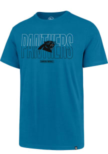 47 Carolina Panthers Blue Super Rival Short Sleeve T Shirt