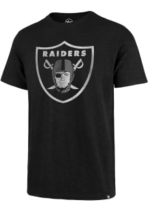 47 Las Vegas Raiders Black Grit Scrum Short Sleeve Fashion T Shirt