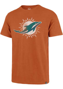 47 Miami Dolphins Orange Grit Scrum Short Sleeve Fashion T Shirt