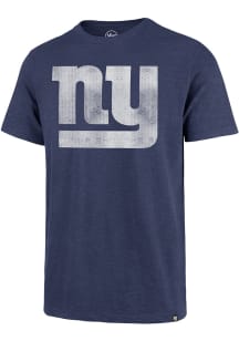 47 New York Giants Navy Blue Grit Scrum Short Sleeve Fashion T Shirt