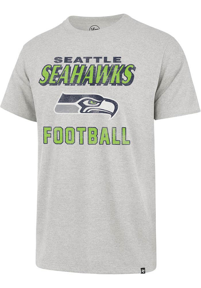 47 Seattle Seahawks GREY Franklin Short Sleeve Fashion T Shirt