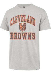 47 Cleveland Browns Grey Play Action Premier Franklin Short Sleeve Fashion T Shirt