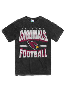 47 Arizona Cardinals Black Pltnm Rckr Vntge Tubular Short Sleeve Fashion T Shirt