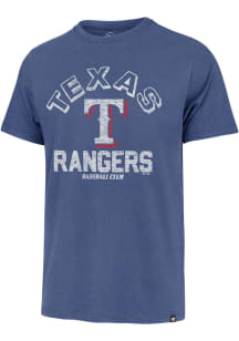 47 Texas Rangers  Retrograde Franklin Short Sleeve Fashion T Shirt