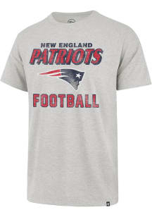 47 New England Patriots Grey Dozer Franklin Short Sleeve T Shirt