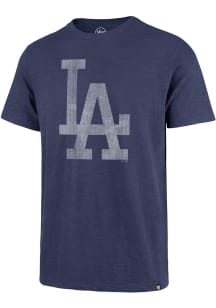 47 Los Angeles Dodgers Blue Grit Scrum Short Sleeve Fashion T Shirt