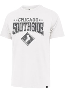 47 Chicago White Sox White City Connect Arch Franklin Short Sleeve Fashion T Shirt
