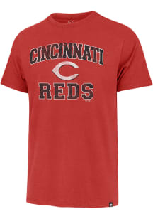 47 Cincinnati Reds Red Union Arch Franklin Short Sleeve Fashion T Shirt