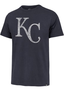 47 Kansas City Royals Navy Blue Franklin Short Sleeve Fashion T Shirt