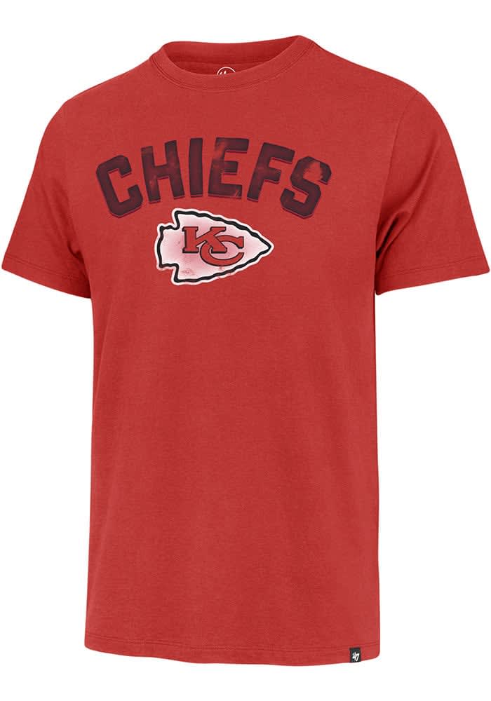 47 Kansas City Chiefs Black Grit Short Sleeve Fashion T Shirt, Black, 100% Cotton, Size S, Rally House