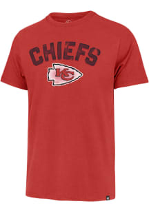 47 Kansas City Chiefs Red ALL ARCH FRANKLIN Short Sleeve Fashion T Shirt