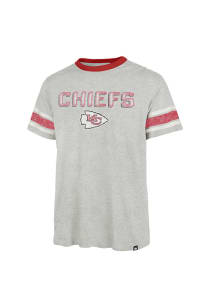 47 Kansas City Chiefs Grey OVERPASS Short Sleeve Fashion T Shirt