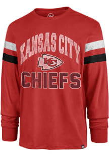 47 Kansas City Chiefs Red IRVING Long Sleeve Fashion T Shirt