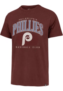 47 Philadelphia Phillies Maroon Franklin Short Sleeve Fashion T Shirt