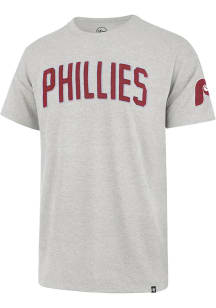47 Philadelphia Phillies Grey Fieldhouse Short Sleeve Fashion T Shirt