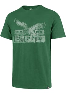 47 Philadelphia Eagles Kelly Green Tonal Short Sleeve Fashion T Shirt