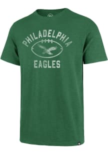 47 Philadelphia Eagles Kelly Green Football Short Sleeve Fashion T Shirt