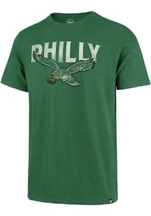 47 Philadelphia Eagles Kelly Green Philly Short Sleeve Fashion T Shirt