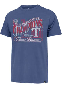 47 Texas Rangers Blue 2023 League Champion Short Sleeve Fashion T Shirt