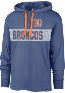 47 Denver Broncos Mens Blue Franklin Fashion Hood