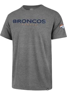 47 Denver Broncos Grey Franklin Fieldhouse Short Sleeve Fashion T Shirt