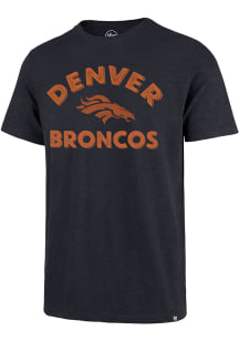 47 Denver Broncos Navy Blue Scrum Short Sleeve Fashion T Shirt