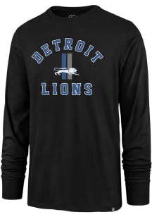 47 Detroit Lions Black Super Rival Long Sleeve T Shirt
