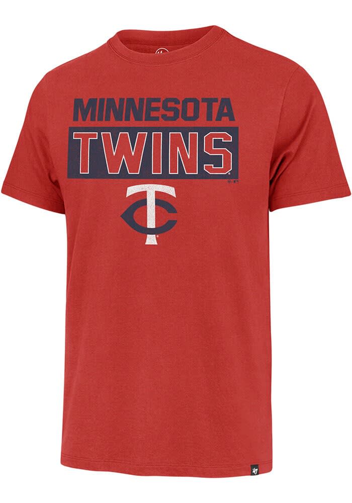 MLB Team Apparel 4-7 Minnesota Twins Red Homefield T-Shirt