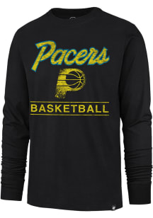 47 Indiana Pacers Black City Edition Franklin Long Sleeve Fashion T Shirt