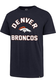 47 Denver Broncos Navy Blue Super Rival Short Sleeve T Shirt