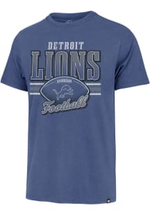 47 Detroit Lions Blue Last Call Franklin Short Sleeve Fashion T Shirt