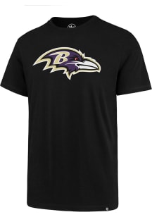 47 Baltimore Ravens Black Imprint Super Rival Short Sleeve T Shirt