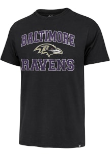 47 Baltimore Ravens Black Union Arch Franklin Short Sleeve Fashion T Shirt