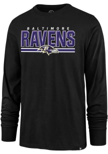 47 Baltimore Ravens Black Super Rival Long Sleeve T Shirt