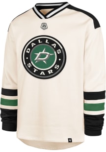 47 Dallas Stars Mens White Benchmark Netminder Long Sleeve Fashion Sweatshirt