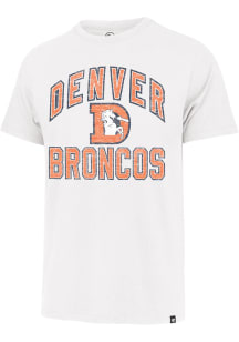 47 Denver Broncos White Play Action Franklin Short Sleeve Fashion T Shirt