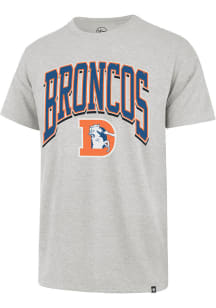 47 Denver Broncos Oatmeal Walk Tall Franklin Short Sleeve Fashion T Shirt