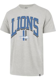 47 Detroit Lions Grey Walk Tall Franklin Short Sleeve Fashion T Shirt