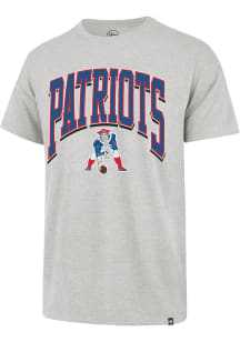 47 New England Patriots Oatmeal Walk Tall Franklin Short Sleeve Fashion T Shirt