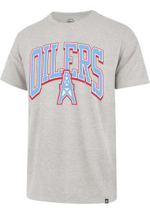47 Houston Oilers Oatmeal Walk Tall Franklin Short Sleeve Fashion T Shirt