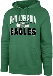 47 Philadelphia Eagles Mens Kelly Green Counter Strike Long Sleeve Hoodie