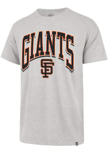 47 San Francisco Giants Grey Walk Tall Franklin Short Sleeve Fashion T Shirt