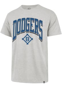 47 Los Angeles Dodgers Grey Walk Tall Franklin Short Sleeve Fashion T Shirt