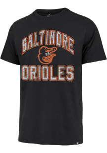 47 Baltimore Orioles Black Play Action Franklin Short Sleeve Fashion T Shirt