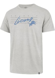 47 Detroit Lions Grey Regional Franklin Short Sleeve Fashion T Shirt