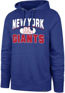 47 New York Giants Mens Blue Counter Strike Long Sleeve Hoodie